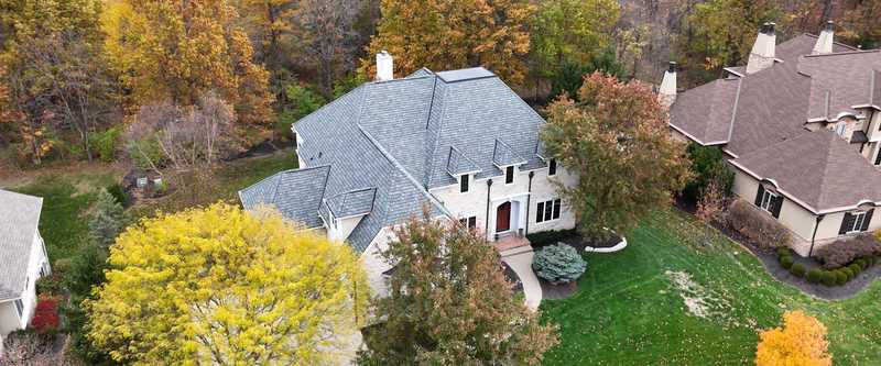 Roof Revivers roof replacement on a Columbus, Ohio home using Owens Corning CertainTeed Grand Manor Stonegate Gray shingles.