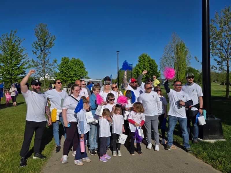 The Roof Revivers team at the 2025 Autism Speaks event.